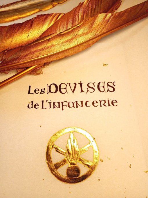 Kit d'initiation à la calligraphie -INFANTERIE-